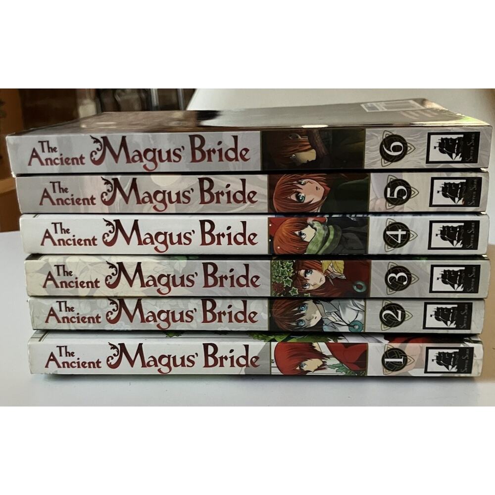The Ancient Magus Bride Volumes 1-6 Manga Graphic Novels English